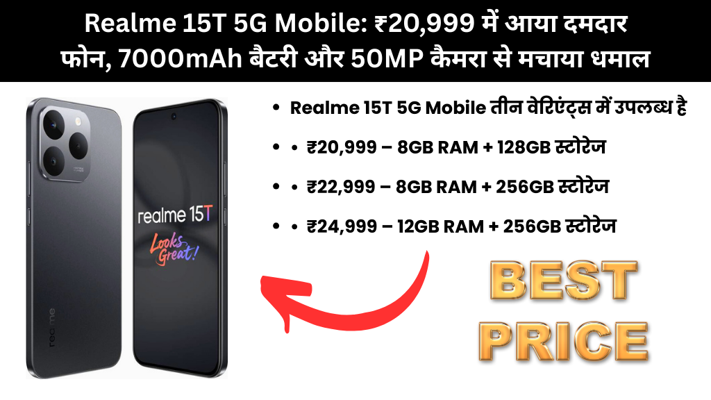 Realme 15T 5G Mobile