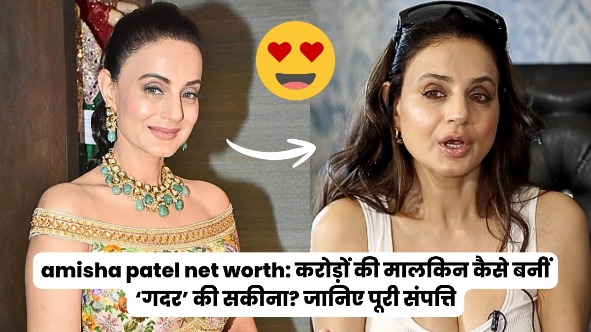 amisha patel net worth: करोड़ों की मालकिन कैसे बनीं ‘गदर’ की सकीना? जानिए पूरी संपत्ति