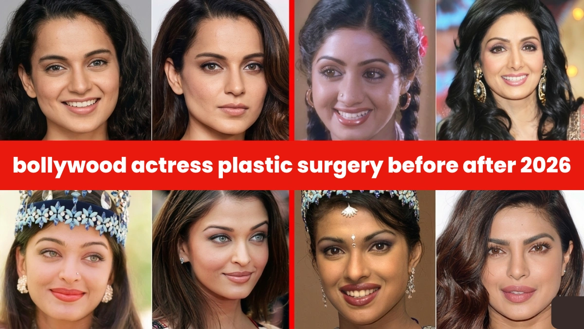 bollywood actress plastic surgery before after​
