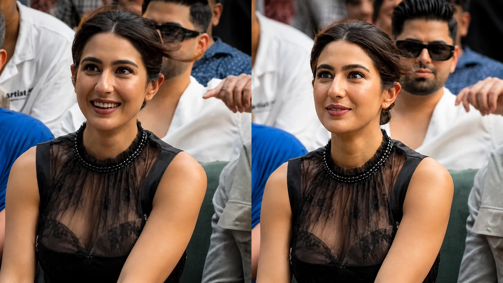 Sara Ali Khan stunned by hosts yeh kya boldiya hai?