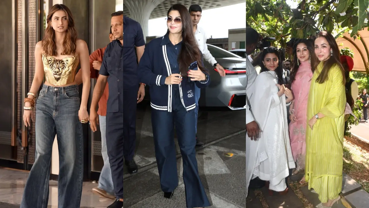 Spotted in the city Palak Tiwari Jacqueliene Fernandez Malaika Arora